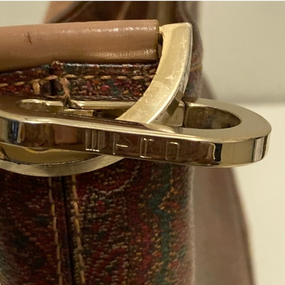 Etro Milano Paisley Shoulder Bag EUC - Picture 6 of 13